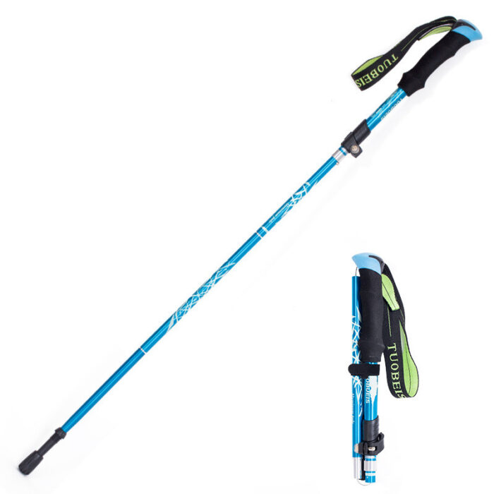 Ultralight Aluminum Alloy 5Sections Walking Poles - Mixed Ultralight Aluminum Alloy 5Sections Walking Poles - Mixed