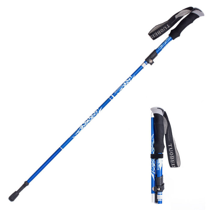 Ultralight Aluminum Alloy 5Sections Walking Poles - Mixed Ultralight Aluminum Alloy 5Sections Walking Poles - Mixed