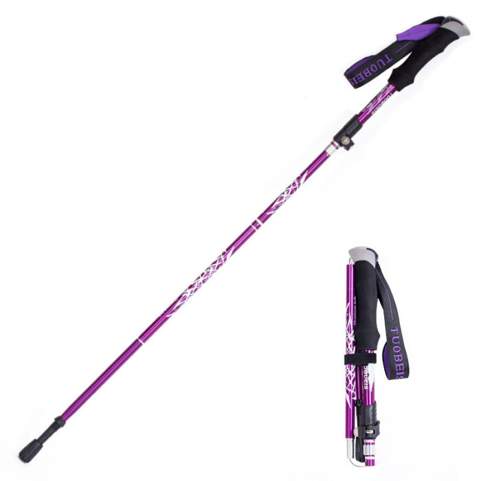 Ultralight Aluminum Alloy 5Sections Walking Poles - Mixed Ultralight Aluminum Alloy 5Sections Walking Poles - Mixed