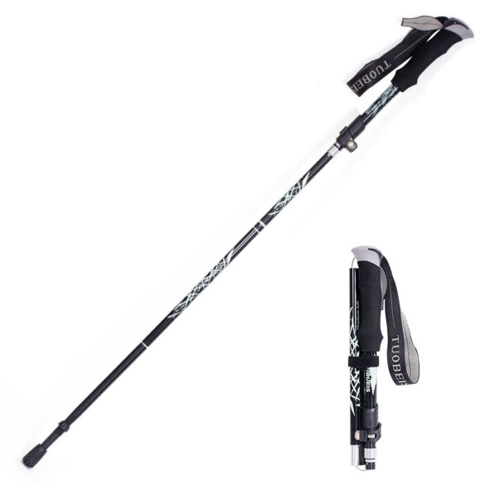 Ultralight Aluminum Alloy 5Sections Walking Poles - Mixed Ultralight Aluminum Alloy 5Sections Walking Poles - Mixed