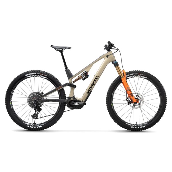 Whyte E-Lyte 150 Works Electric Bike 2024 Gloss Olive/Matt U