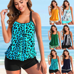 Womens-Split-Plus-Size-Bikini-Swimsuit-Mixed-2